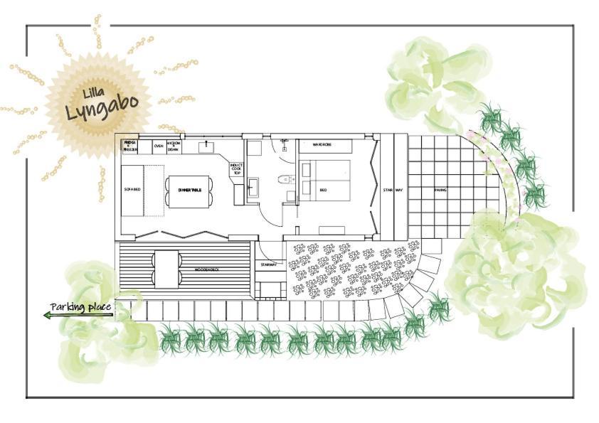 Lilla Lyngabo Hotel Халмщад Екстериор снимка